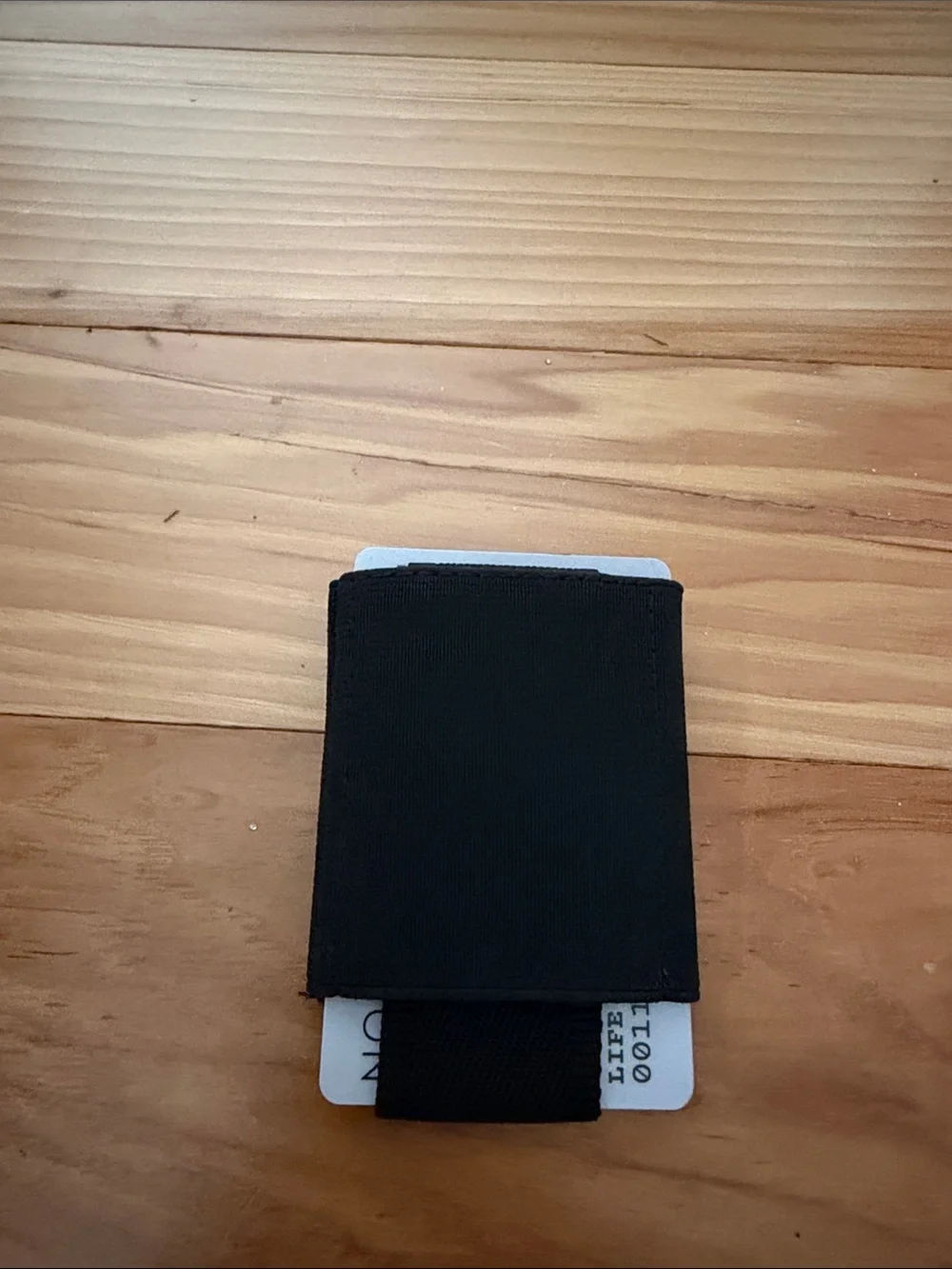 NWT Nomatic Black Wallet with Black Leather Tab